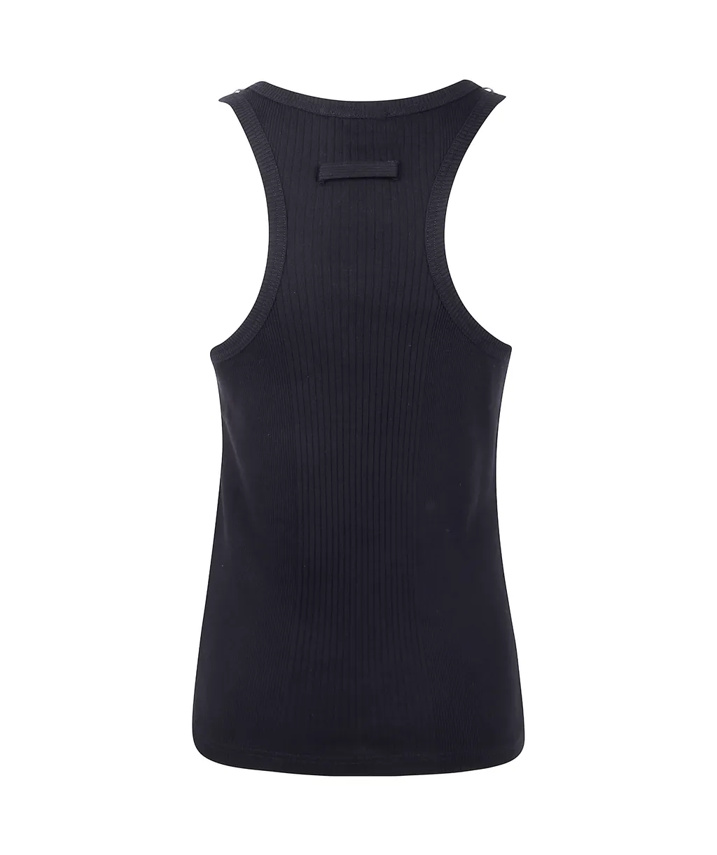 Jean Paul Gaultier Fitted Sleeveless Top