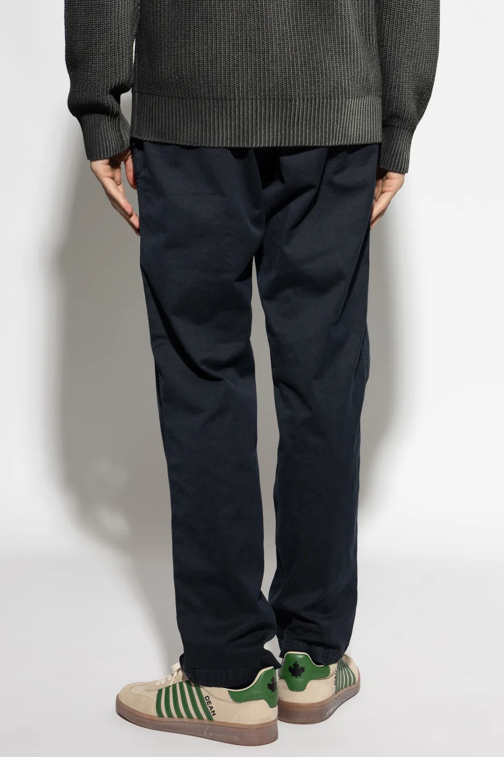 Stone Island Compass Patch Straight-Leg Trousers