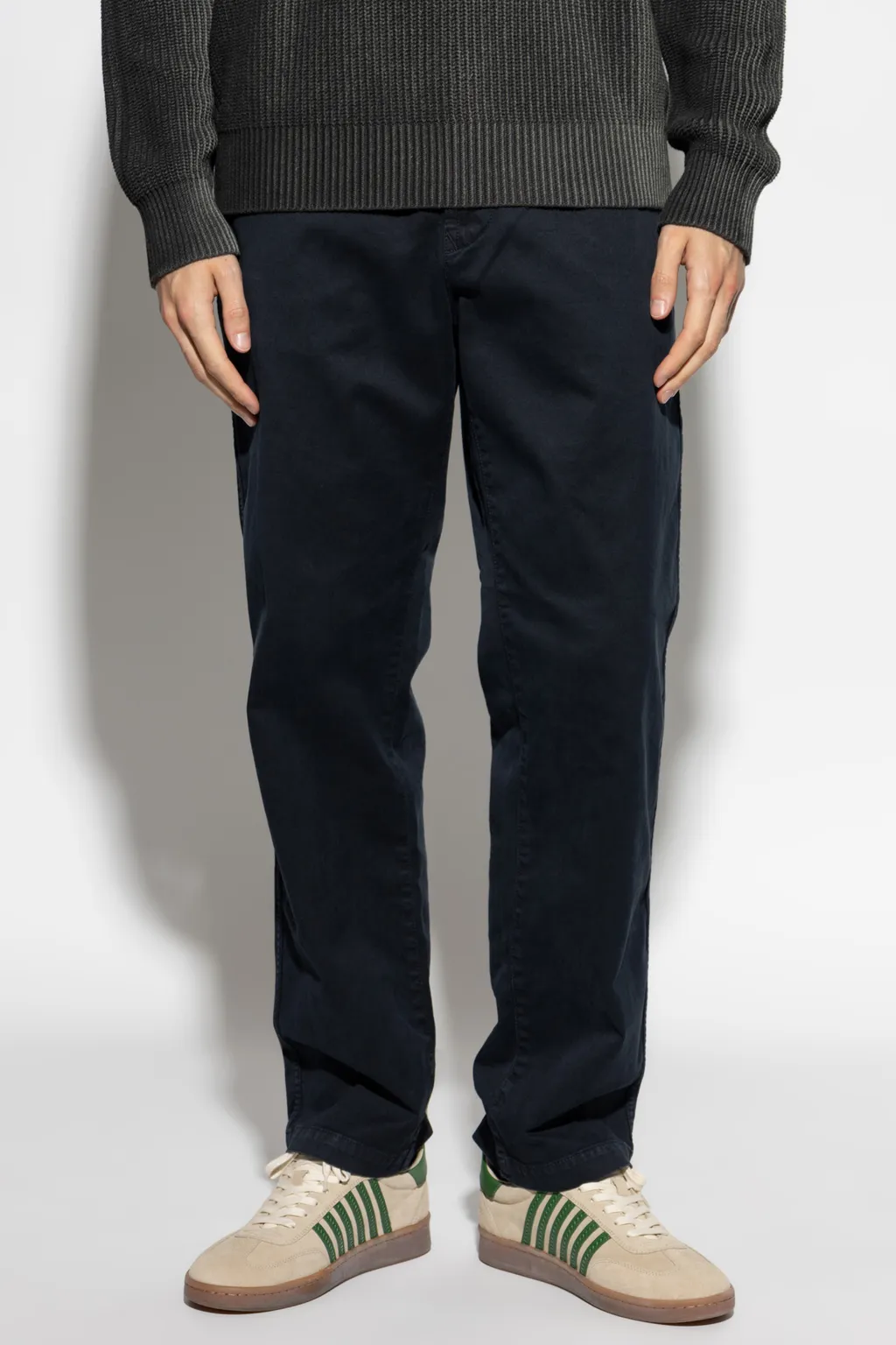 Stone Island Compass Patch Straight-Leg Trousers
