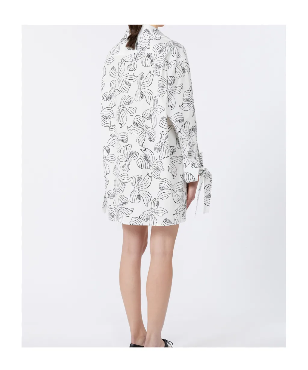 Printed Cotton Shirt Dress