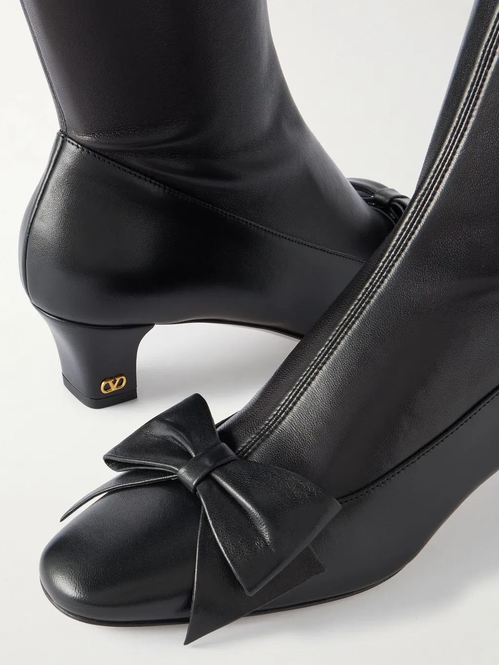 Valentino Bow Detailed Over-The-Knee Boots
