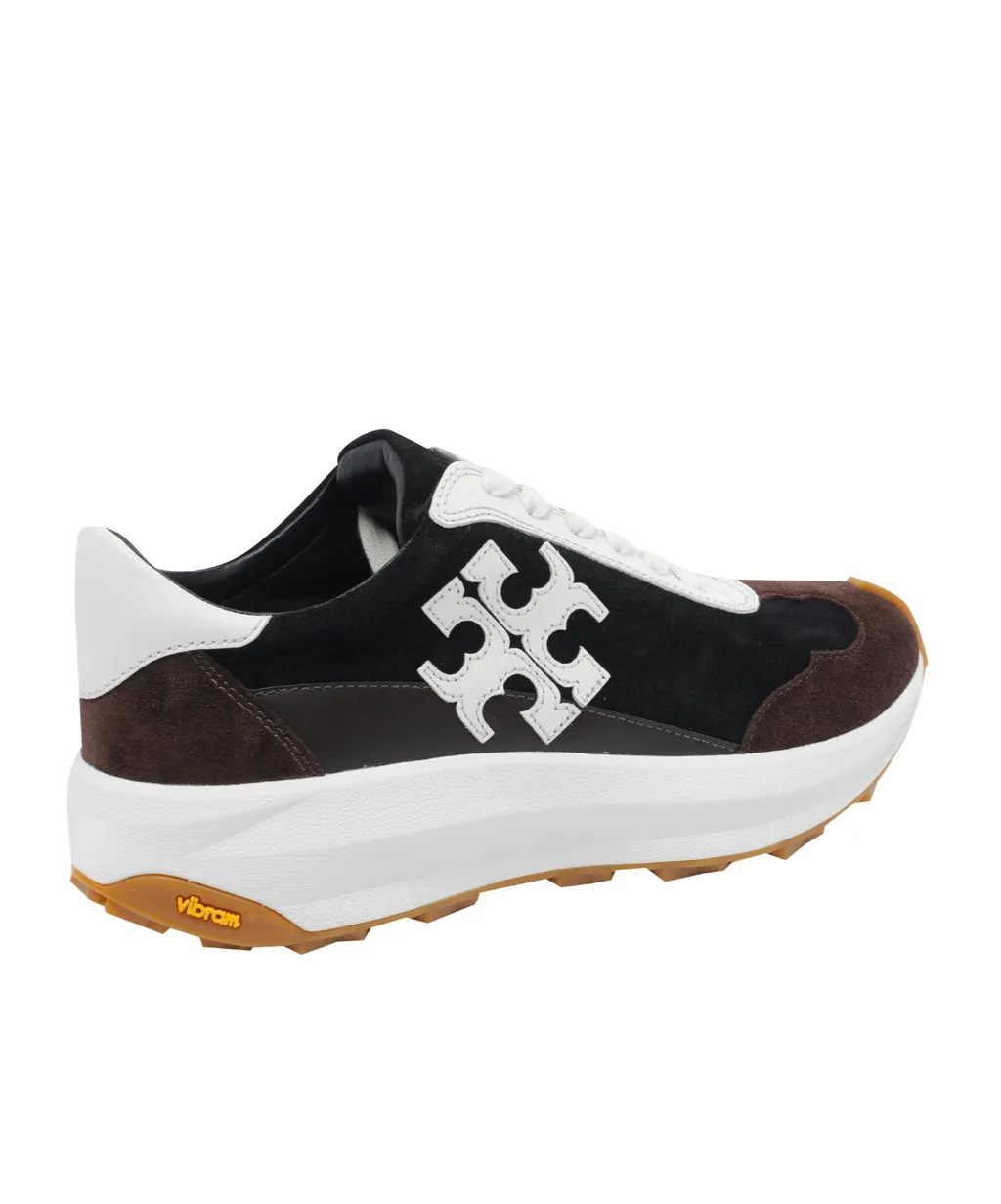 Tory Burch Logo Patch Lace-Up Sneakers