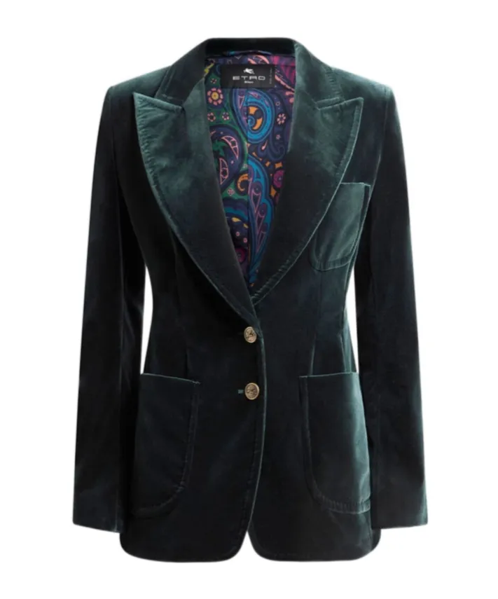 Etro Stretch Velvet Jacket