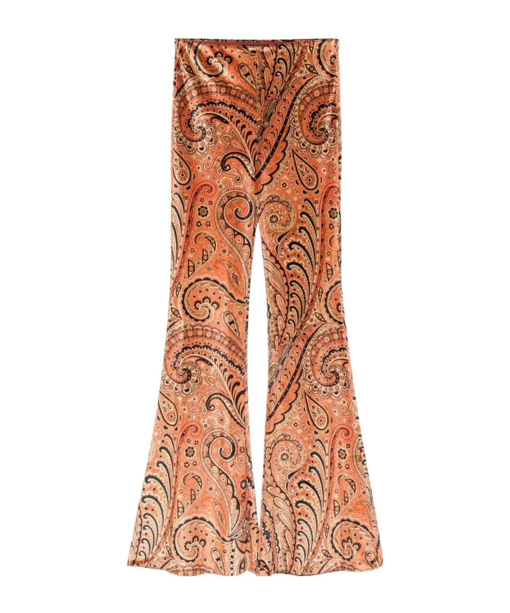 Paisley-Print Trousers
