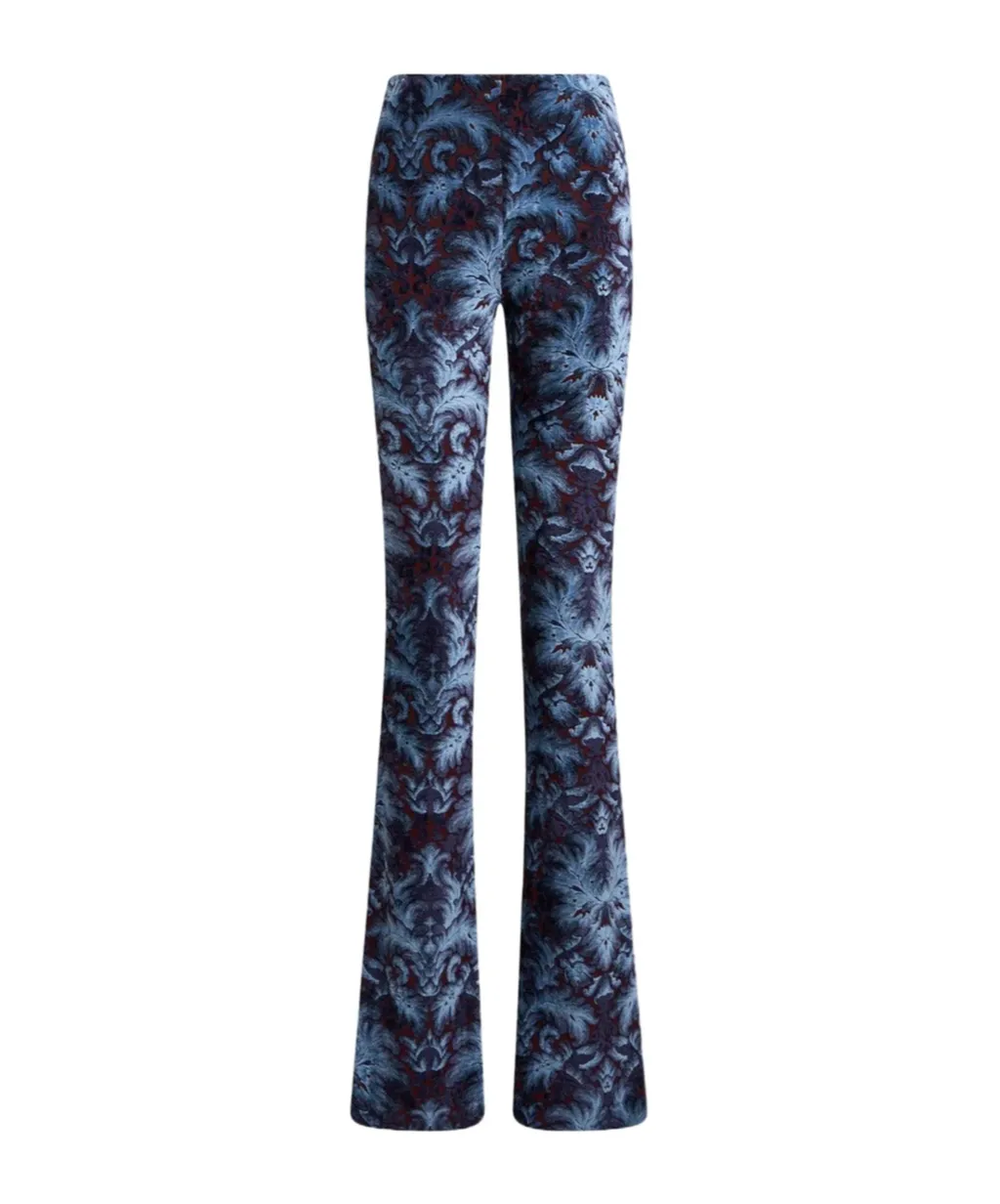 Etro Flared Velvet Trousers