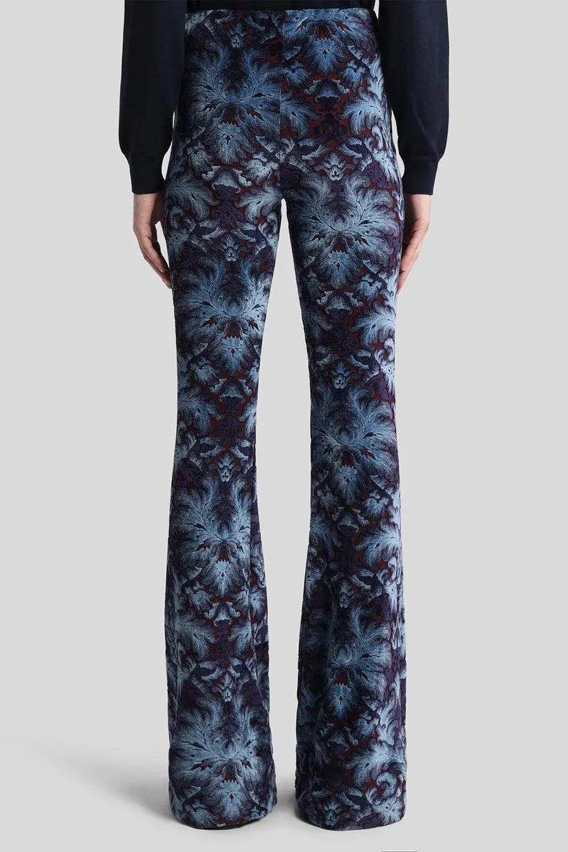 Etro Flared Velvet Trousers