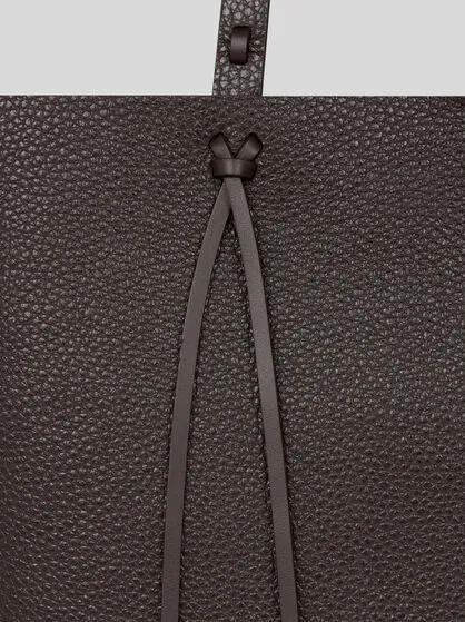 Etro Essential Medium Leather Tote Bag With Threading