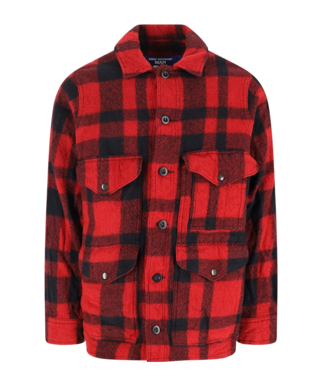 Junya Watanabe Man Checked Straight Hem Shirt