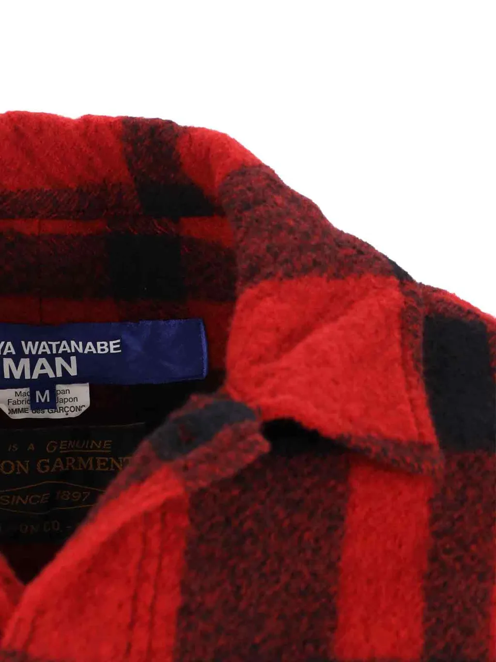 Junya Watanabe Man Checked Straight Hem Shirt
