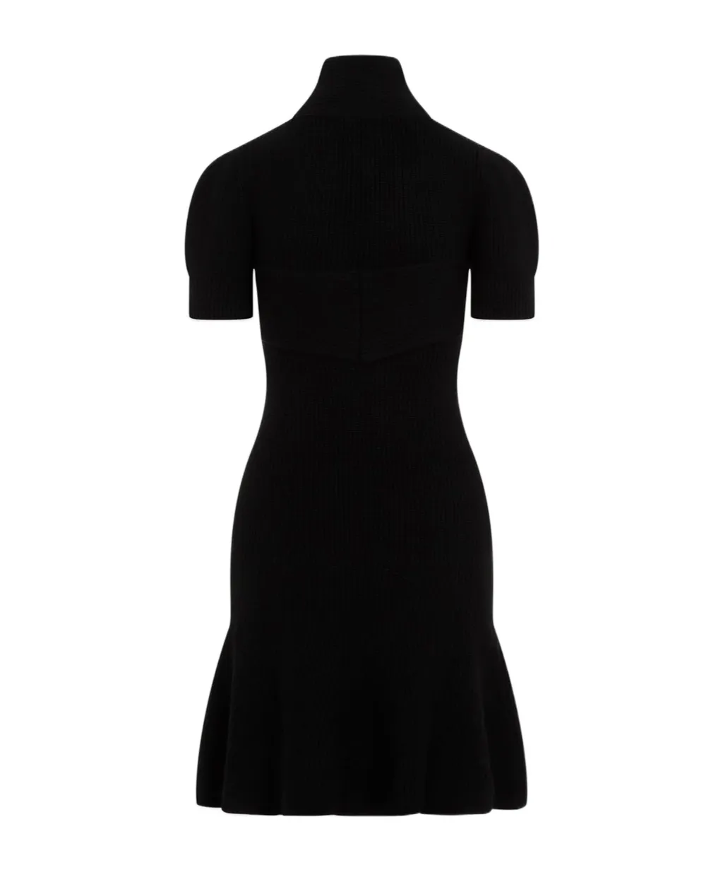 Patou Cross-Over Detailed Knit Dress