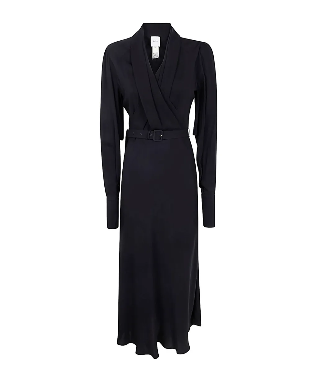 Patou Belted Wrap Dress