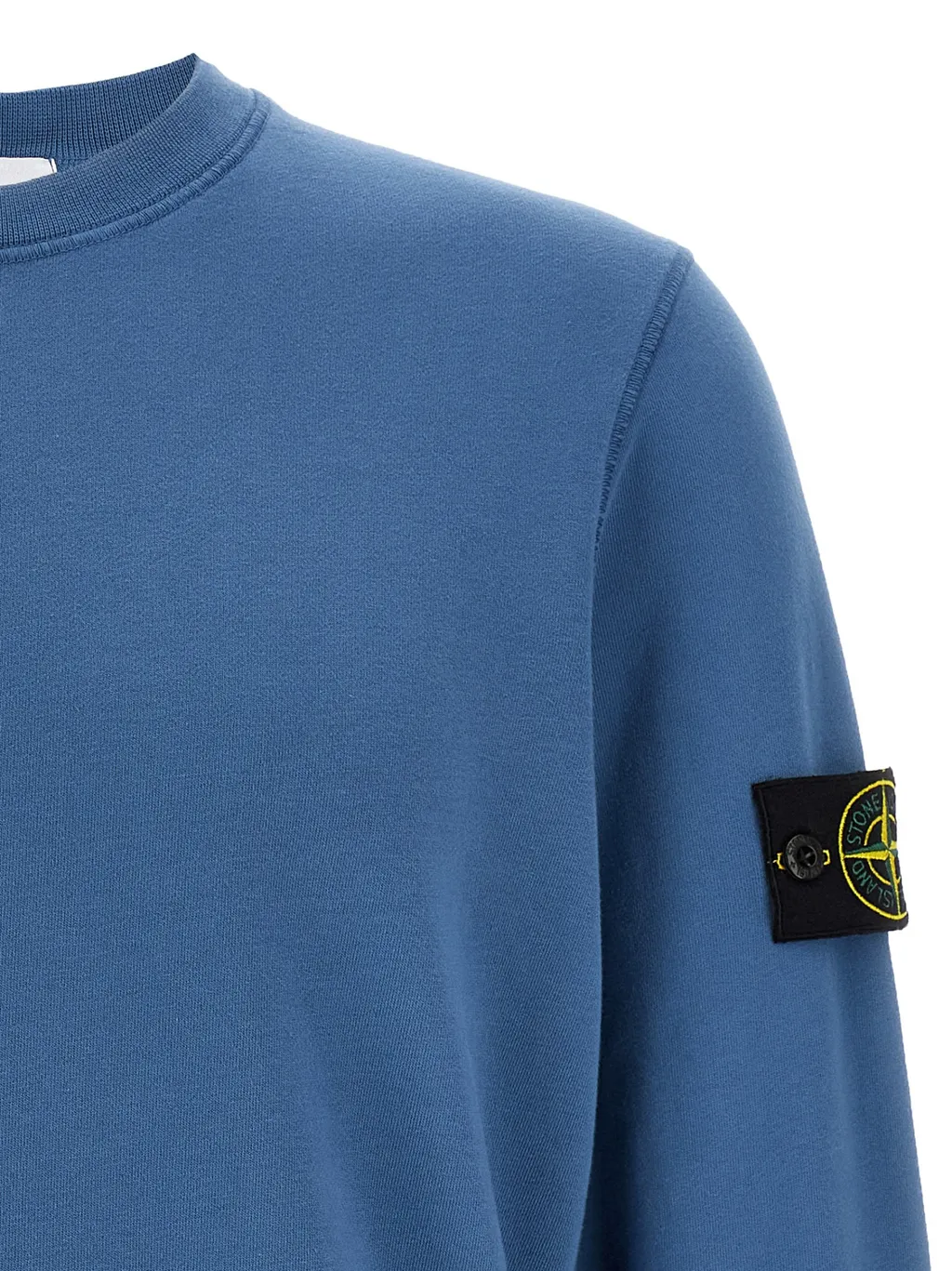 Stone Island Logo Patch Crewneck Sweatshirt