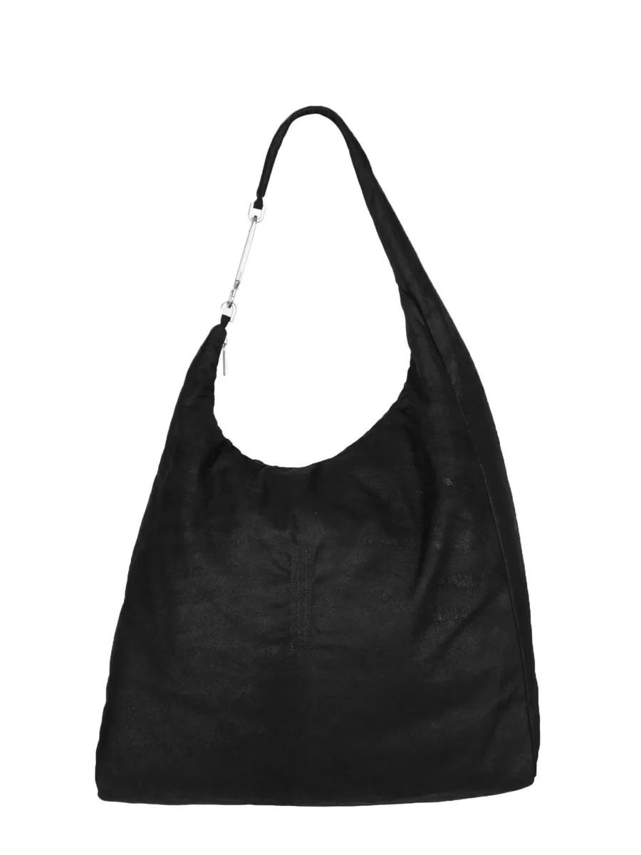 Rick Owens Gemini Curved Zip-Up Shoulder Bag