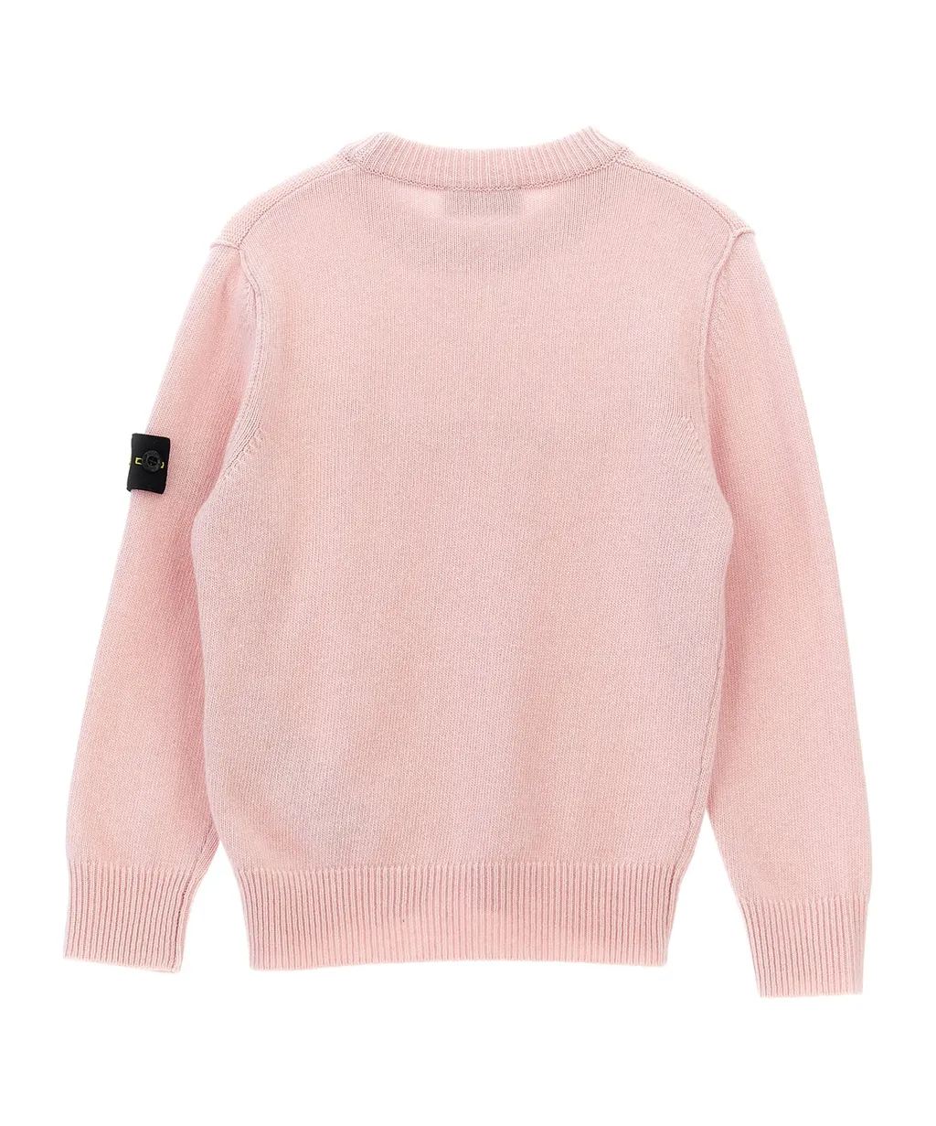 Stone Island Junior Logo Patch Knitted Jumper
