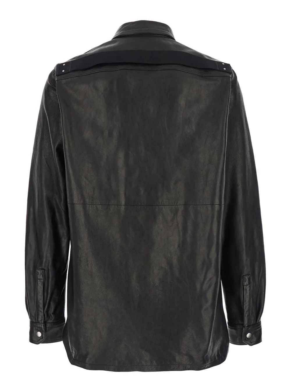 Rick Owens Buttoned Leather Jacket