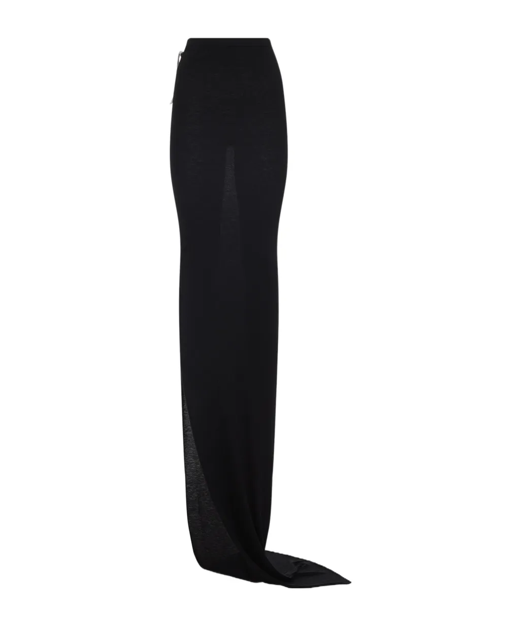 Rick Owens Drawstring Maxi Skirt
