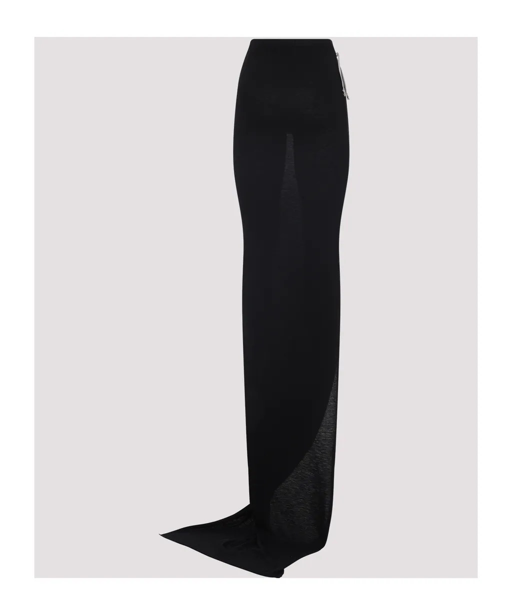 Rick Owens Drawstring Maxi Skirt