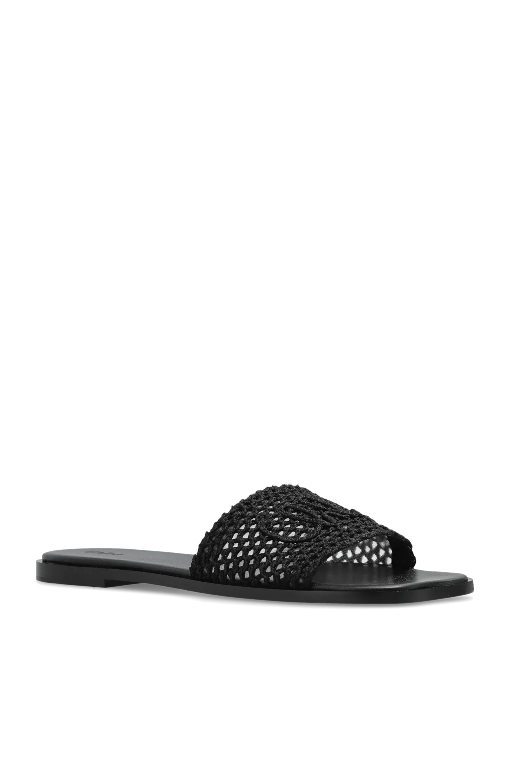 Chloé Flower Crocheted Slides