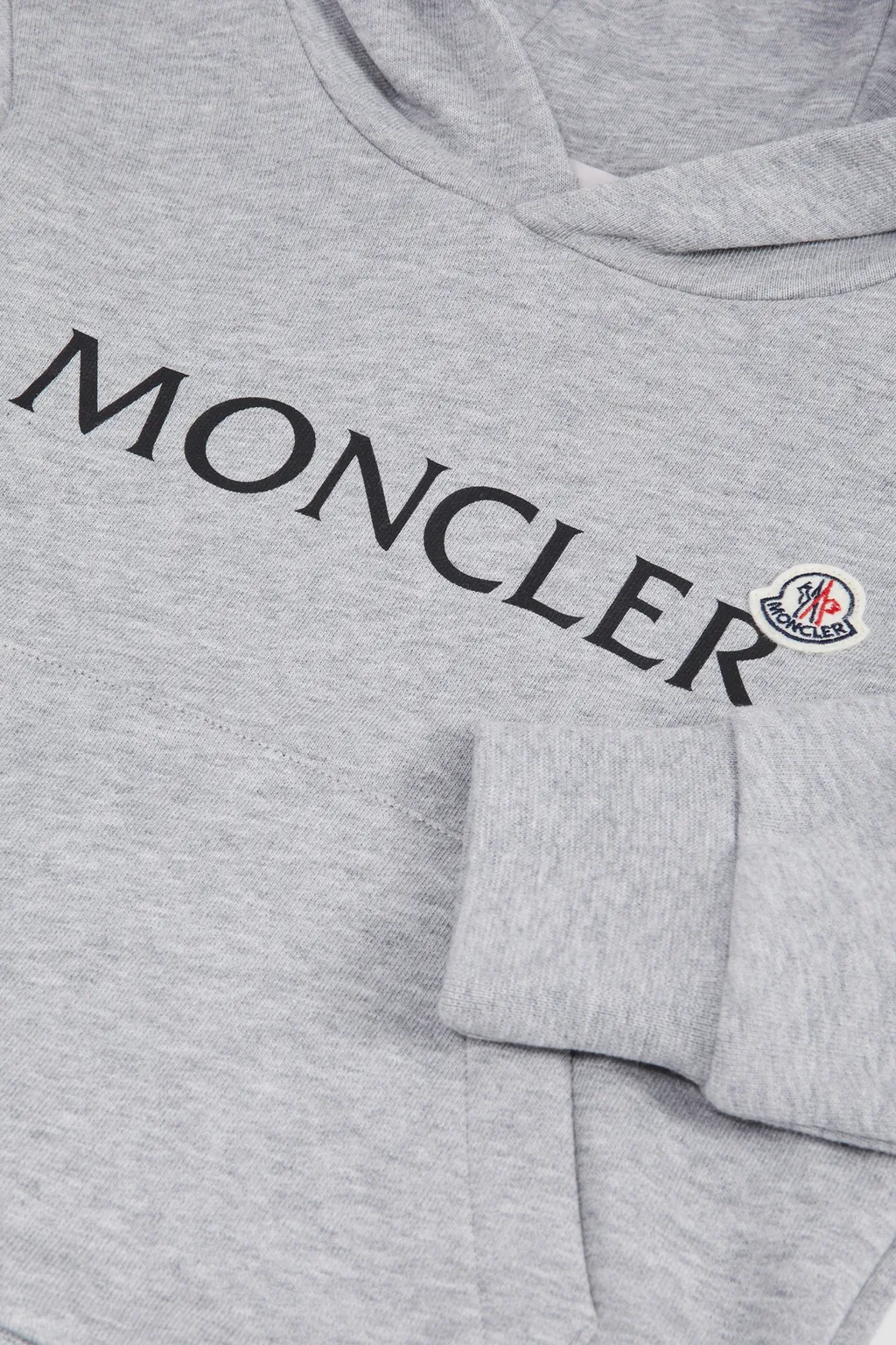Moncler Enfant Logo Printed Long-Sleeved Hoodie