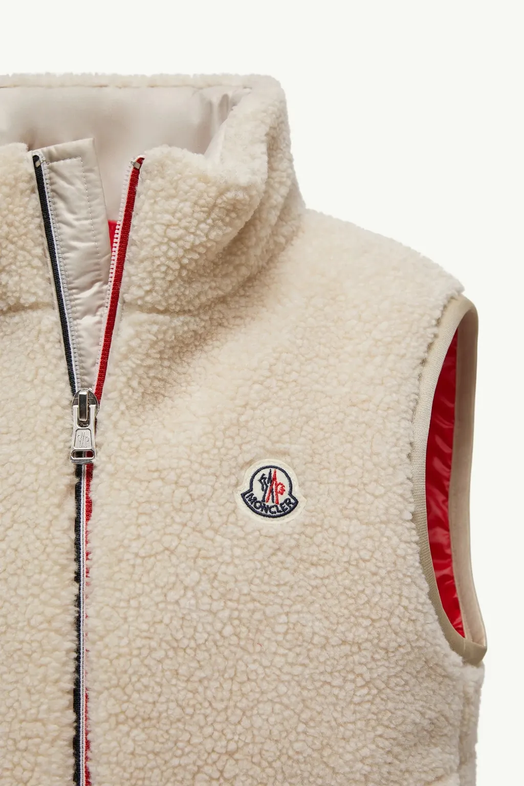 Moncler Enfant Logo Patch Zipped Vest