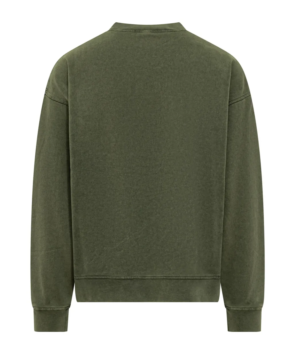 Dsquared2 Loose Fit Raw Edge Crewneck Sweatshirt