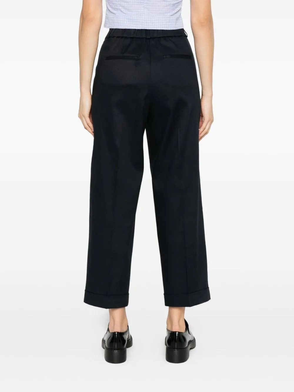 Pleat-Detail Trousers