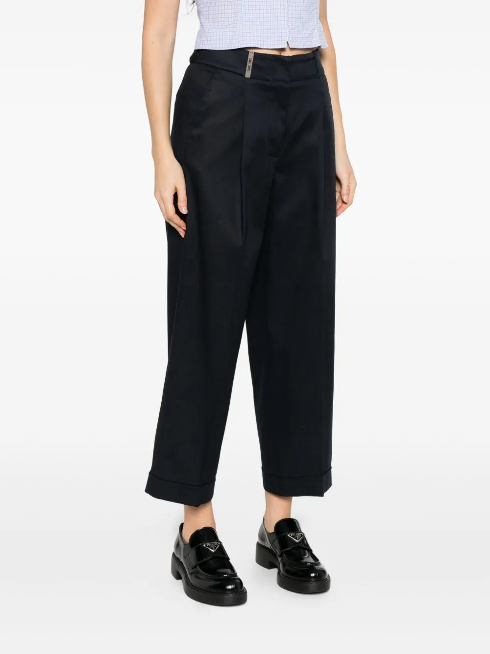 Pleat-Detail Trousers