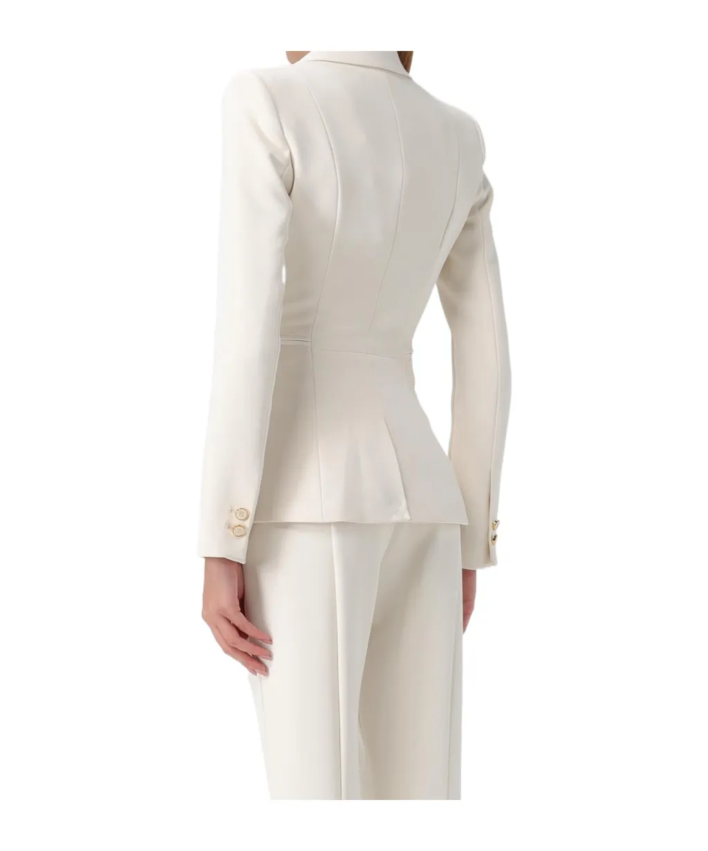 Elisabetta Franchi Double Breasted Tailored Blazer