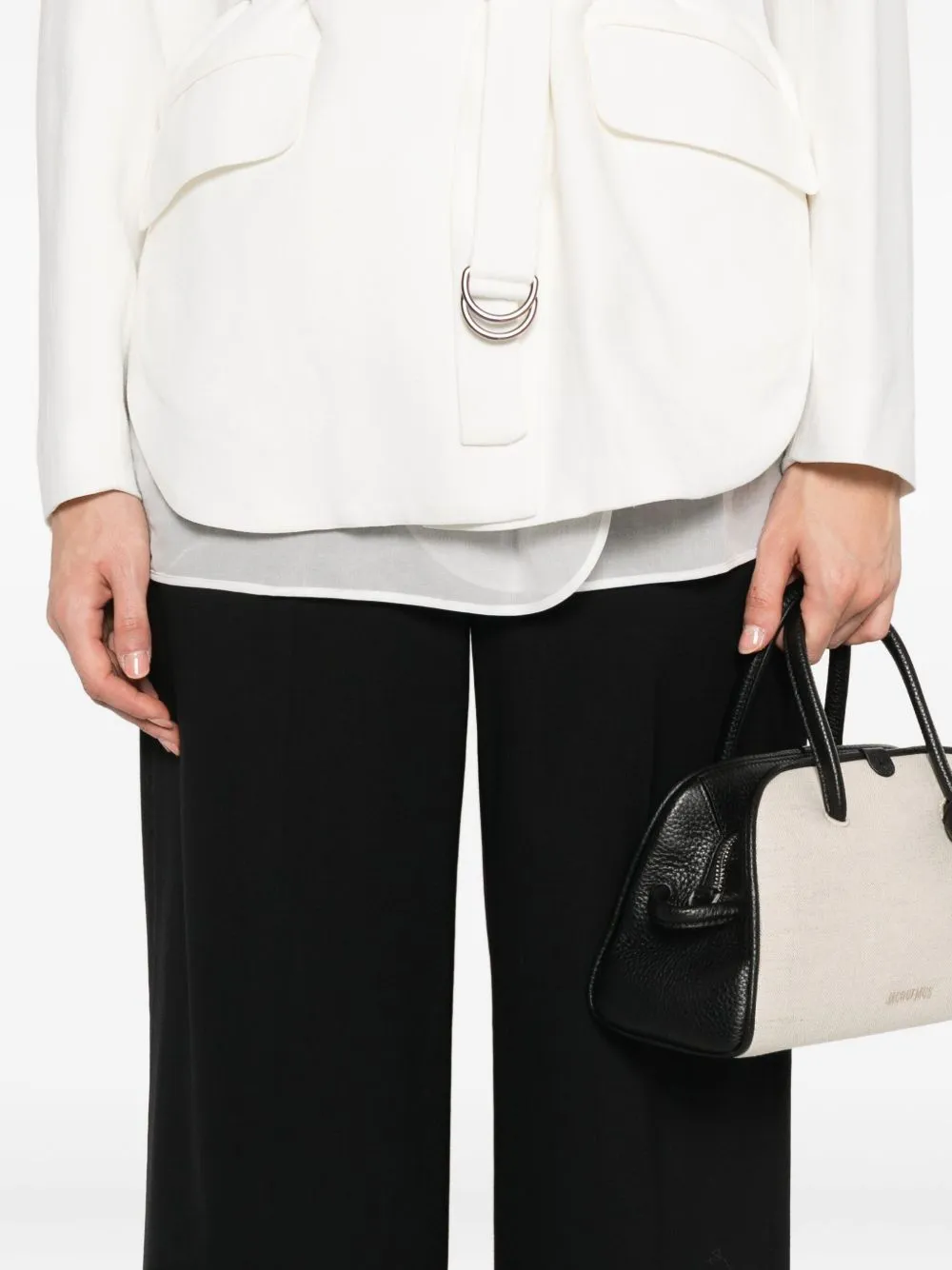 Pleat-Detail Trousers