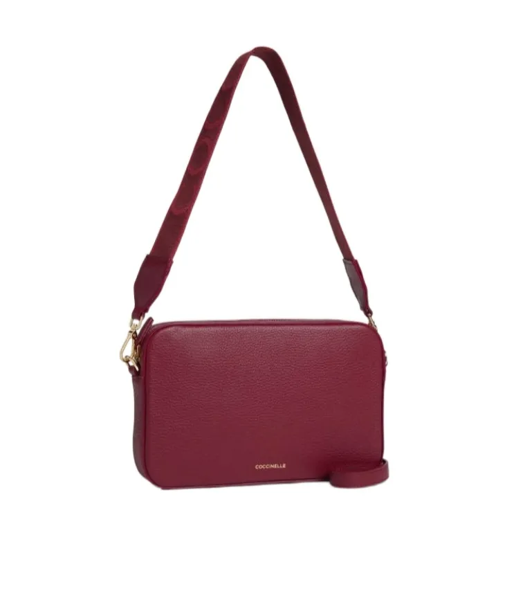 Textured Strap Shoulder Bag
