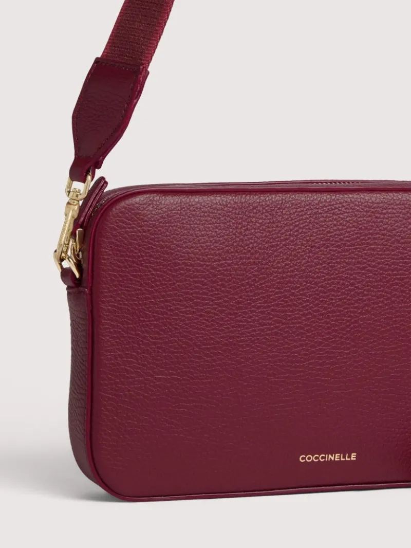 Textured Strap Shoulder Bag