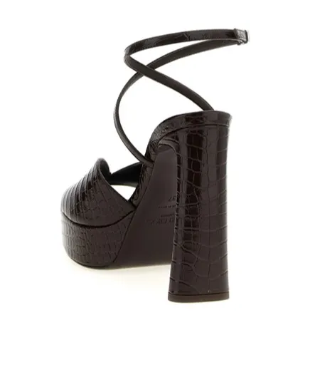 Square Toe High Heel Sandals