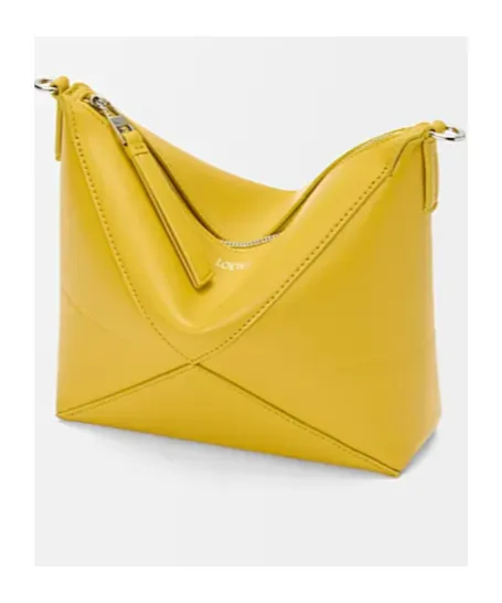 Puzzle Fold Pouch In Shiny Nappa Calfskin