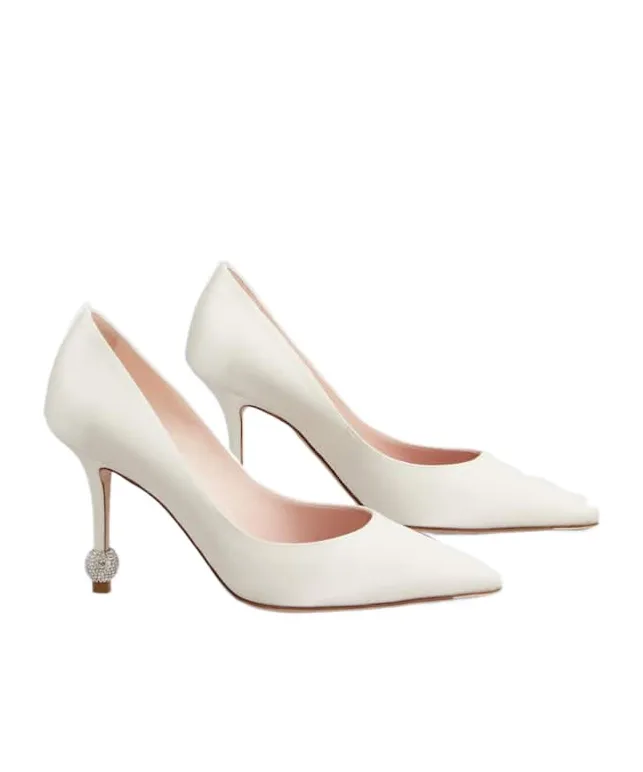Roger Vivier Embellished Pointed Toe Pumps