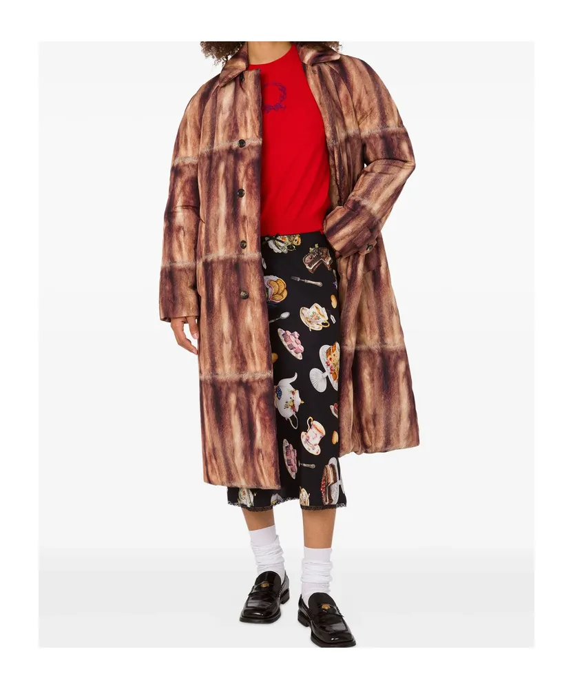 Abstract Printed Coat