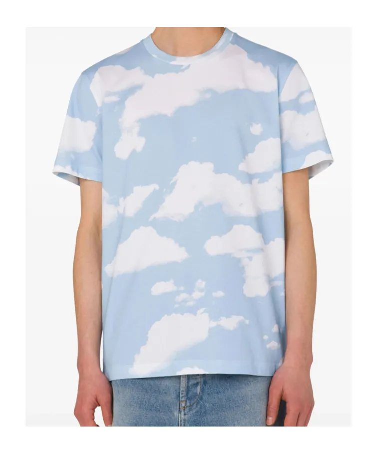 Cloud-Print T-Shirt