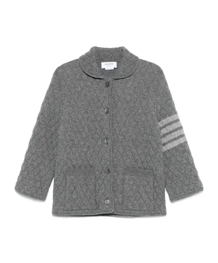 4 Bar Stripes Quilted Jacket