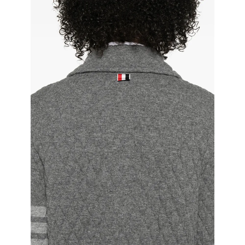 4 Bar Stripes Quilted Jacket
