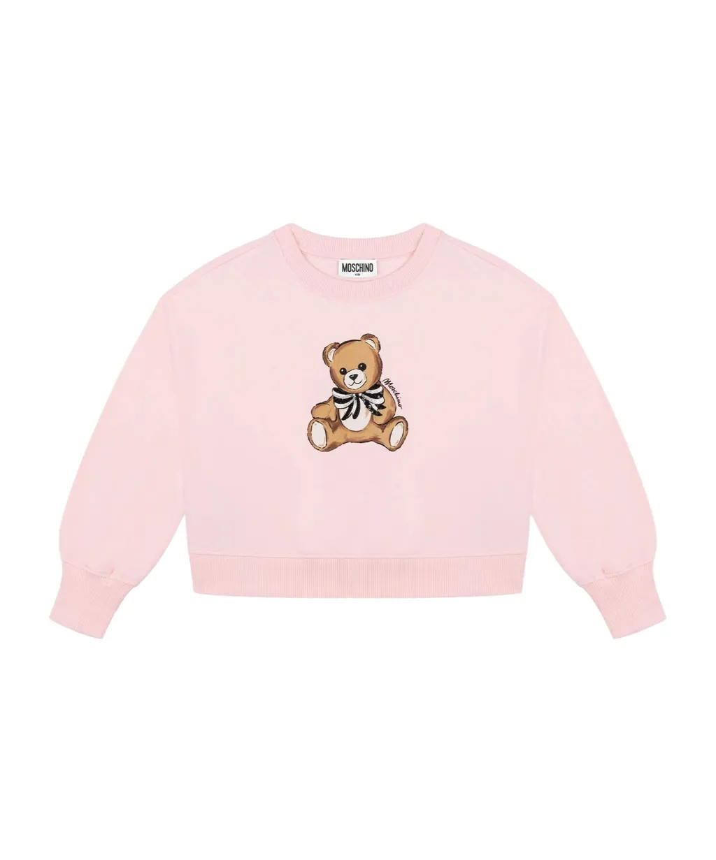 Teddy Bear-Print Sweatshirt