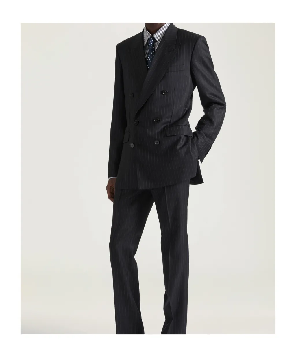Givenchy Striped Double Breasted Jacket