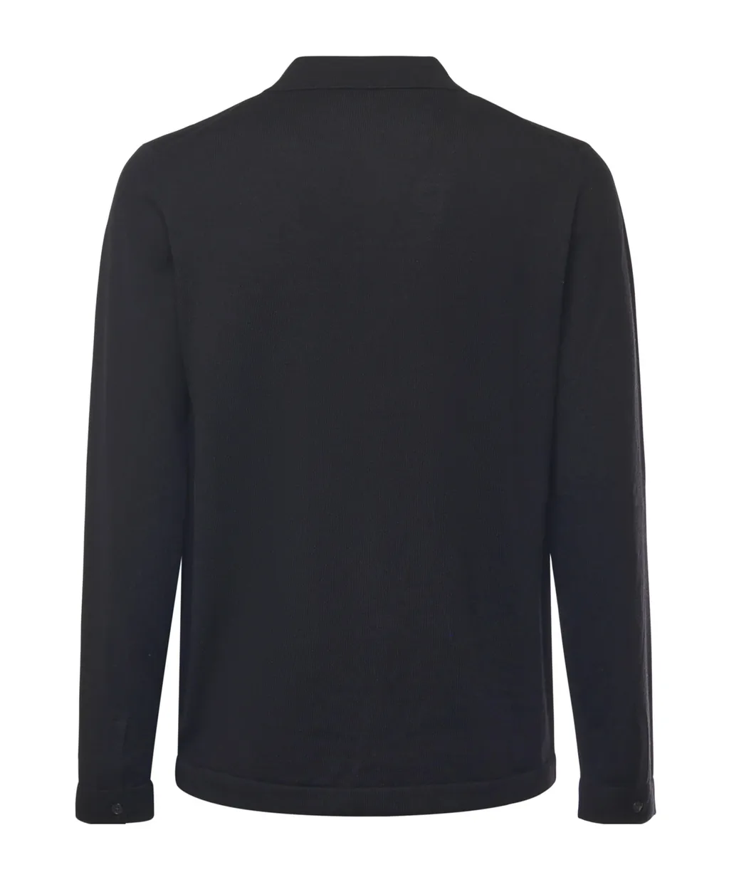 Zanone Button-Up Knit Shirt