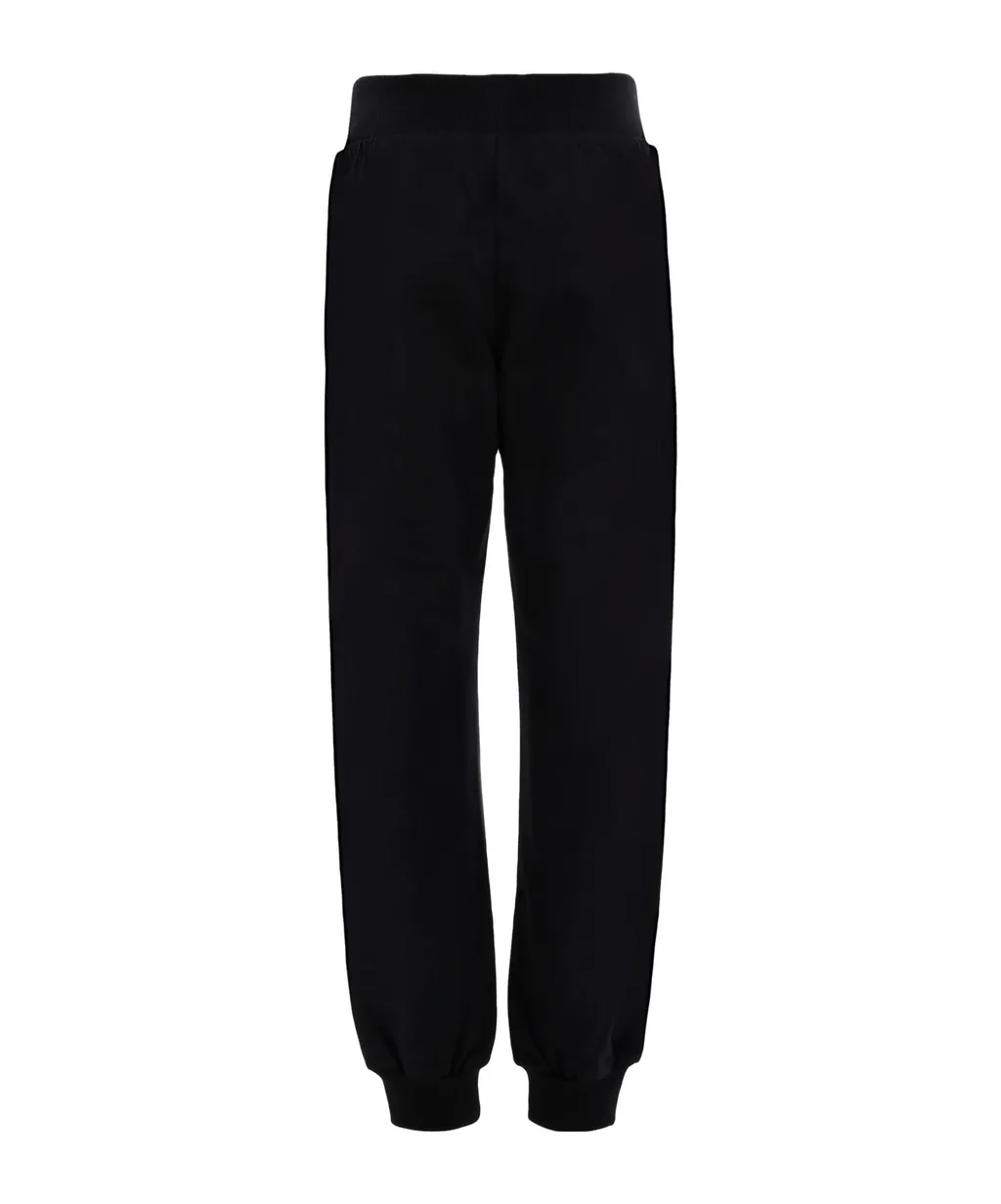 Teddy-Logo Cotton Trousers