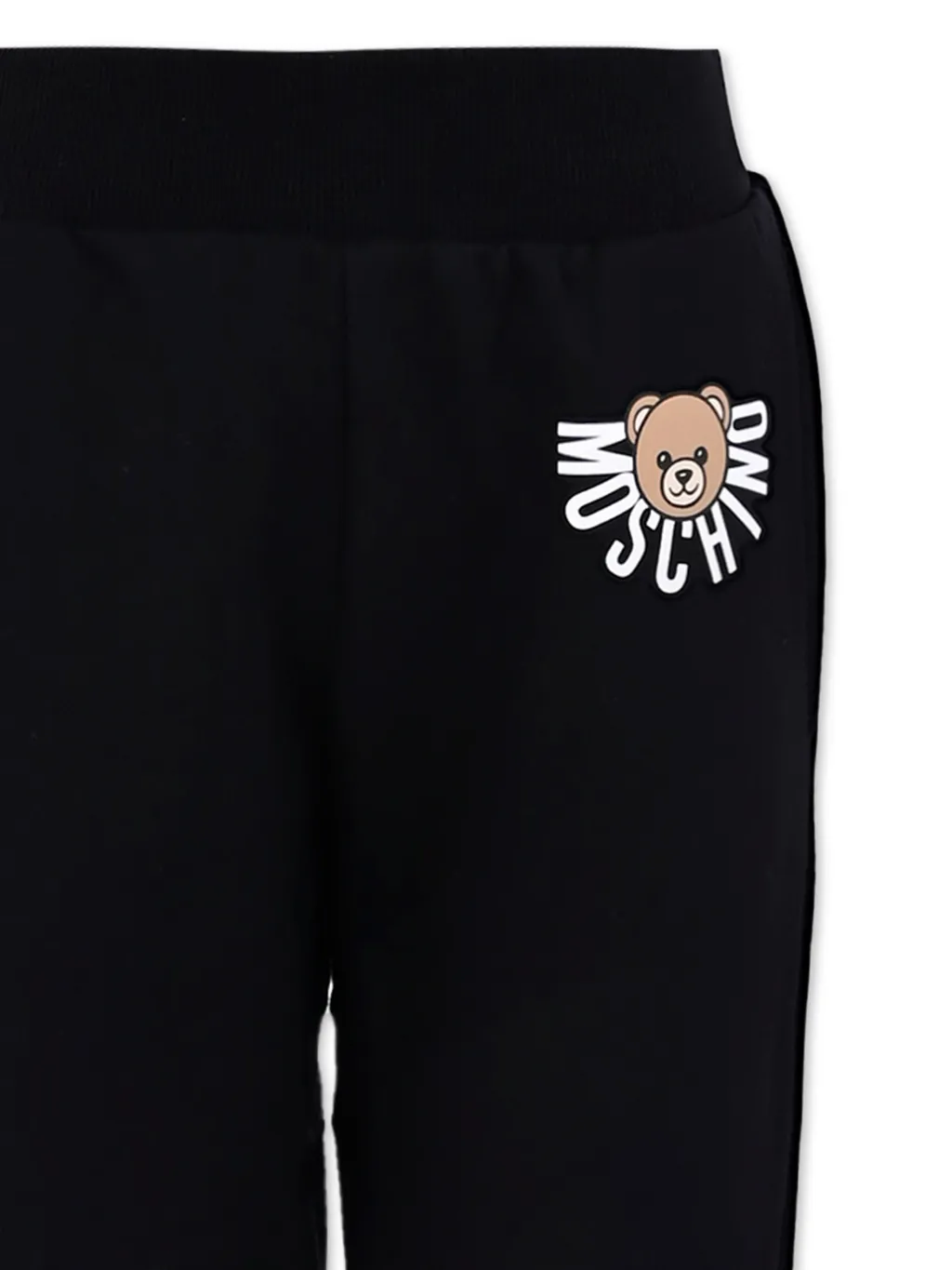 Teddy-Logo Cotton Trousers