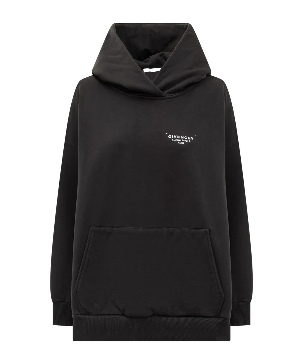 Givenchy Logo Printed Oversized Hoodie