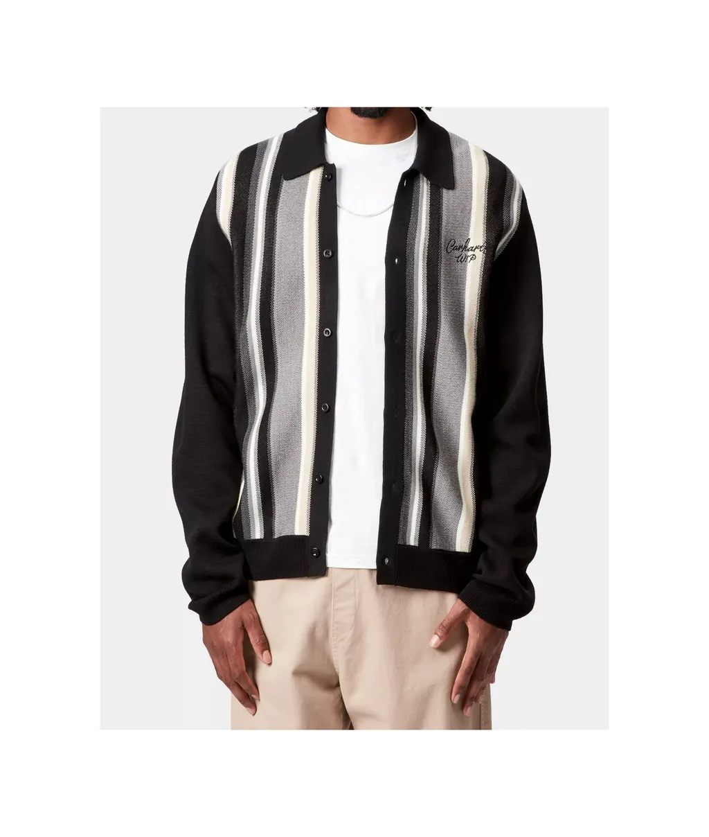 Carhartt Wip Bainter Stripe Buttoned Cardigan
