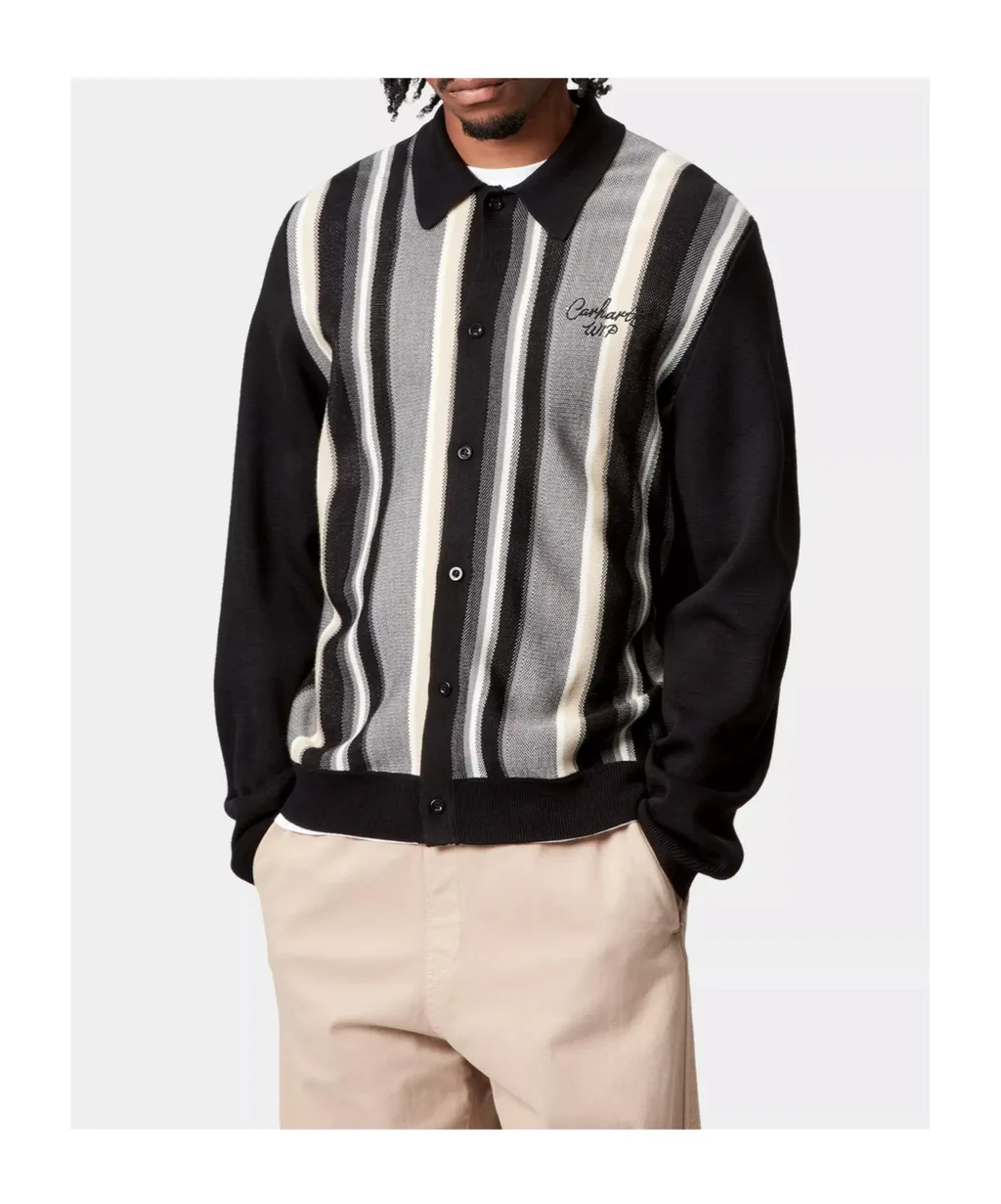 Carhartt Wip Bainter Stripe Buttoned Cardigan