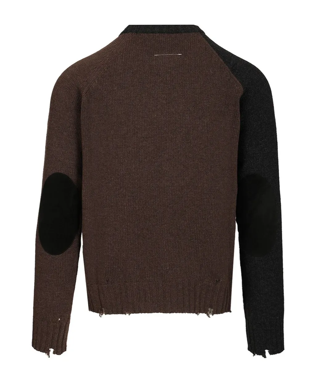 Mm6 Maison Margiela Distressed Knitted Jumper