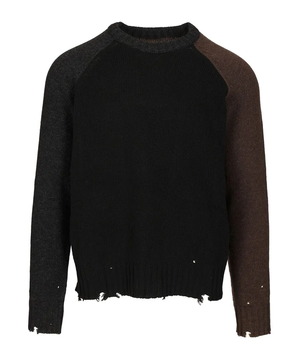 Mm6 Maison Margiela Distressed Knitted Jumper