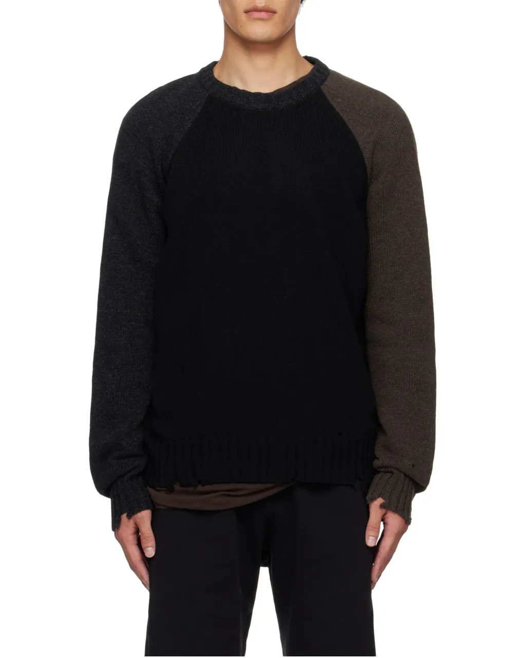 Mm6 Maison Margiela Distressed Knitted Jumper