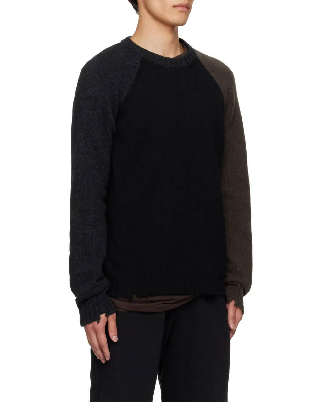 Mm6 Maison Margiela Distressed Knitted Jumper